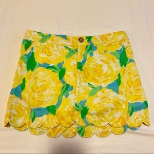 Lilly Pulitzer buttercup floral skort